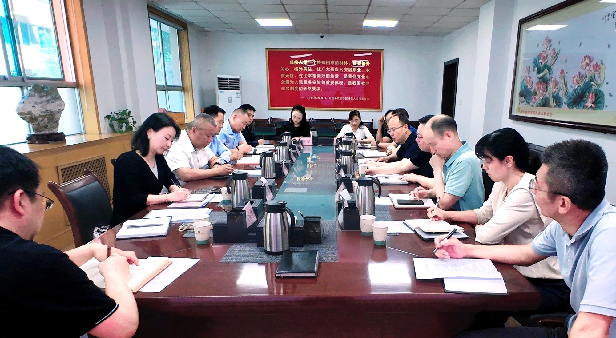 強盛一行赴西安市殘疾人聯(lián)合會開展專題調(diào)研——共商殘疾人康復(fù)養(yǎng)老事業(yè)發(fā)展，探索科技助殘服務(wù)新模式